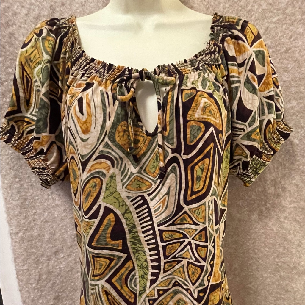 Native Pattern Blouse